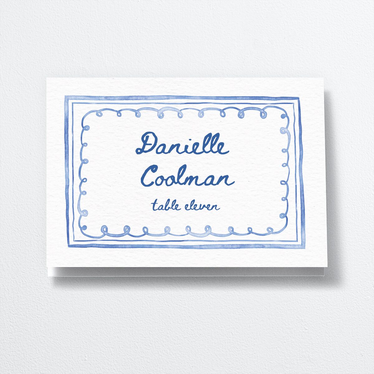 Countryside Crest Place Cards front