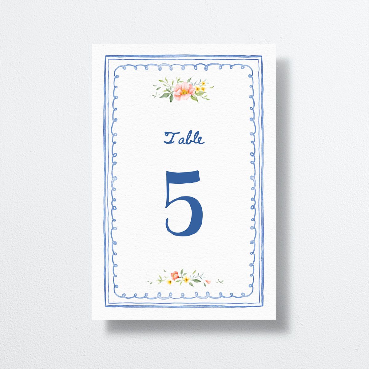 Countryside Crest Table Numbers front