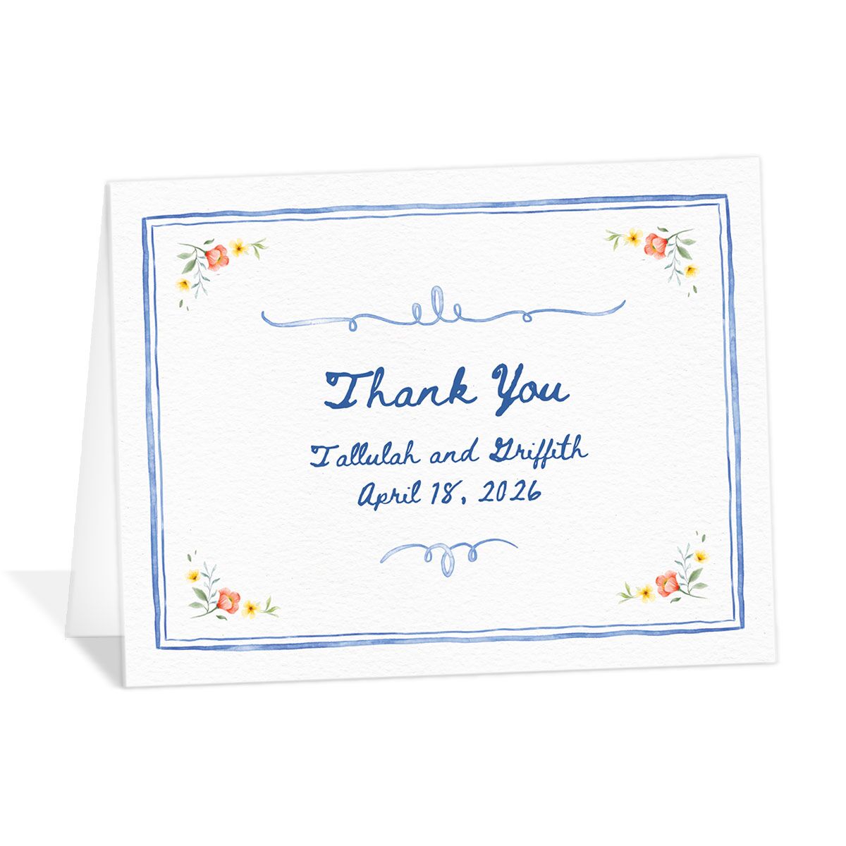 Countryside Crest Thank You Cards