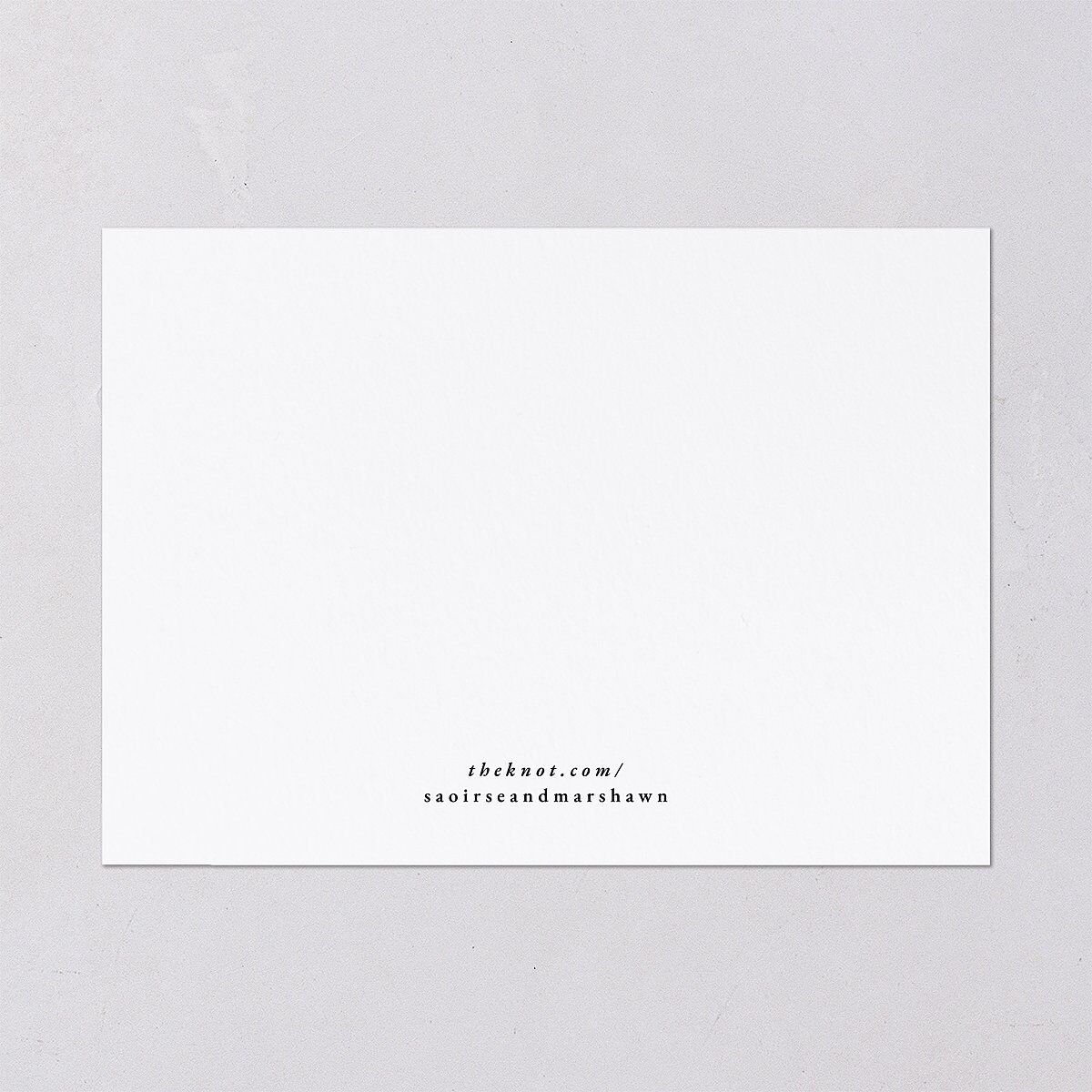 Delicate Frame Save the Date Cards Gold Pure White Signature smooth Blank No Standard