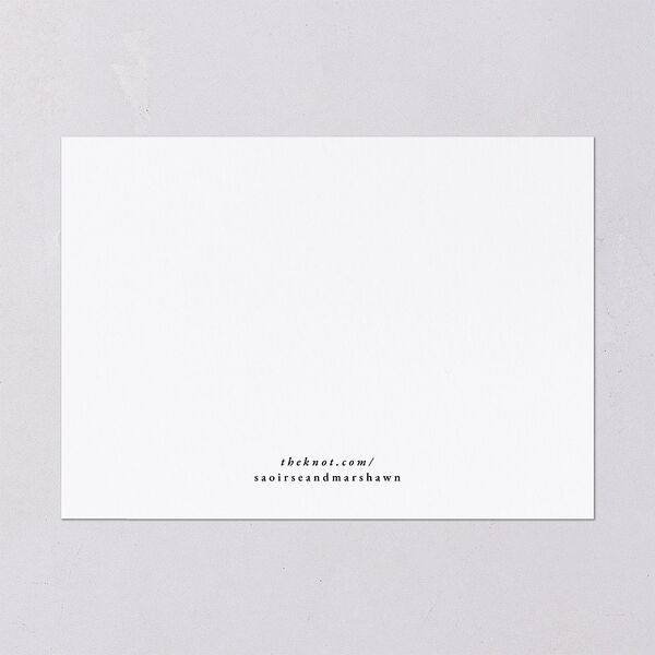 Delicate Frame Save the Date Cards Gold Pure White Signature smooth Blank No Standard