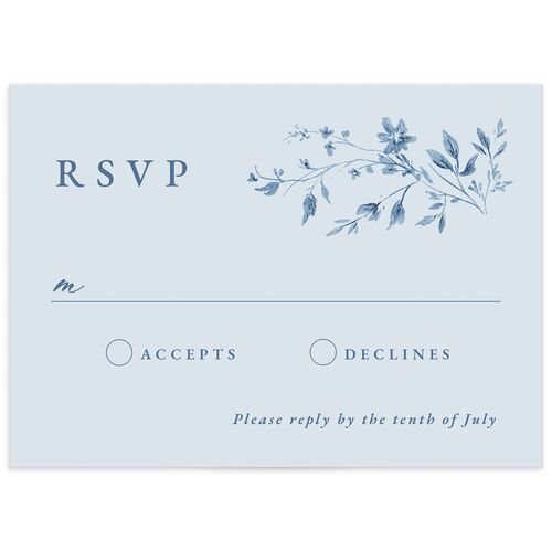 Timeless Floral Wedding Response Cards