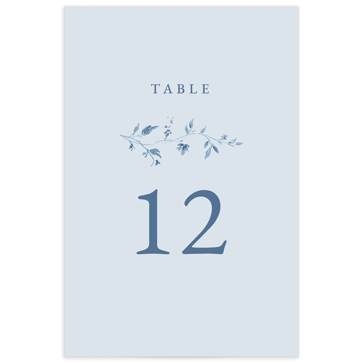 Timeless Floral Table Numbers