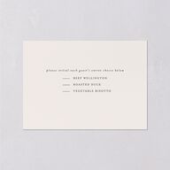 Baroque Garden Wedding Response Cards Gold Champagne Signature Standard