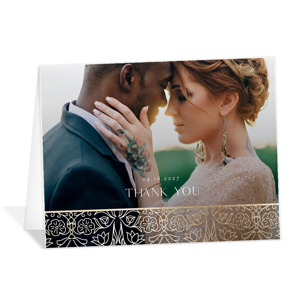 Ornate Regency Thank You Cards
