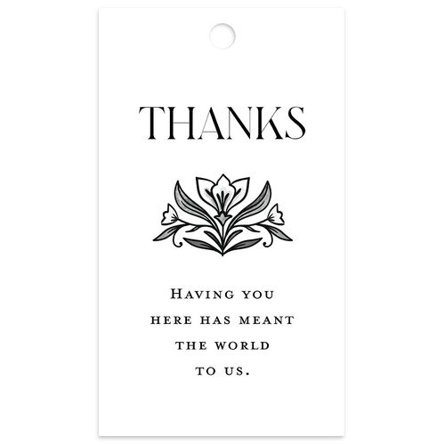 Church Stained Glass Favor Gift Tags Licorice Signature