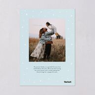 New Year More Cheer Holiday Cards Pastel Blue Signature