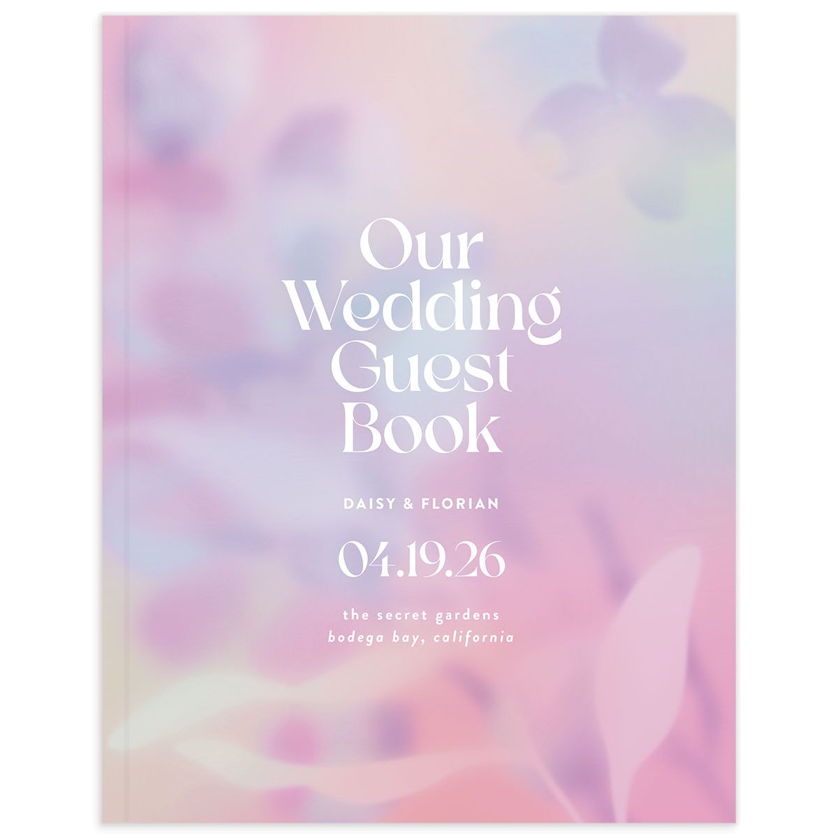 Ethereal Blur Guest Books