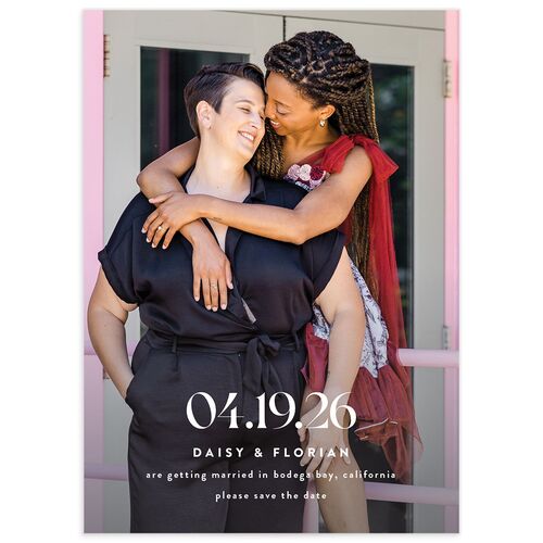 Ethereal Blur Save the Date Cards - 