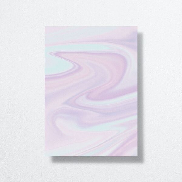 Pearlescent Shapes Wedding Invitations Sheer Lilac Signature No