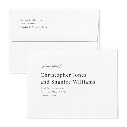 Snowy Mountainside Thank You Card Envelopes Terracotta Midnight Navy Recipient Address Signature Standard