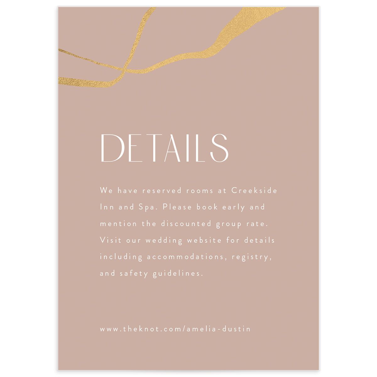Devotion Wedding Enclosure Cards