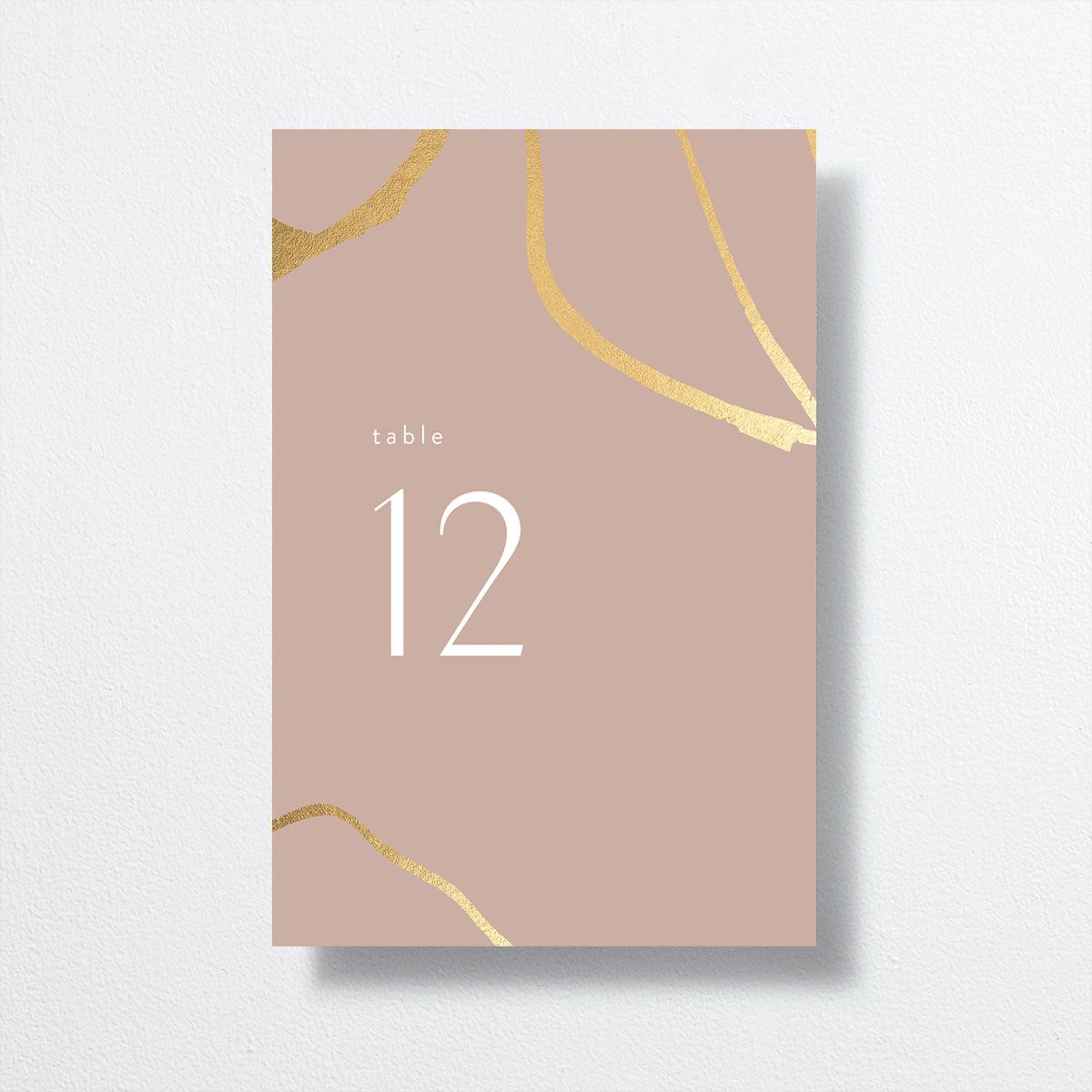 Devotion Table Numbers Gold Mocha Signature
