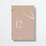 Devotion Table Numbers Gold Mocha Signature