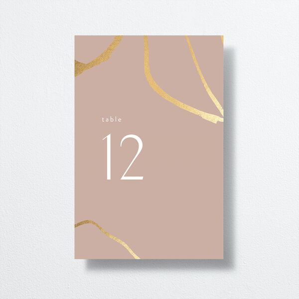 Devotion Table Numbers Gold Mocha Signature