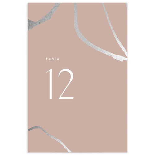 Devotion Table Numbers Silver Mocha Signature
