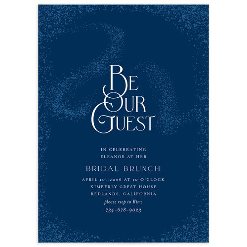 Be Our Guest Bridal Shower Invitations
