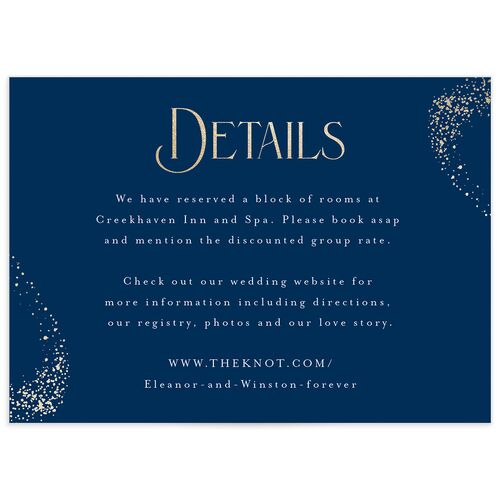 Be Our Guest Wedding Enclosure Cards
