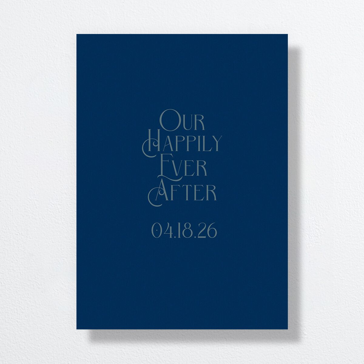 Be Our Guest Wedding Invitations Gold Navy Signature No Standard