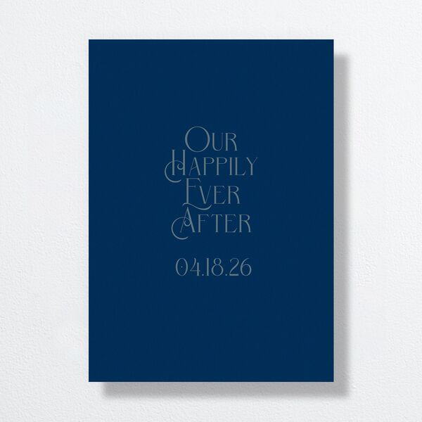 Be Our Guest Wedding Invitations Gold Navy Signature No Standard