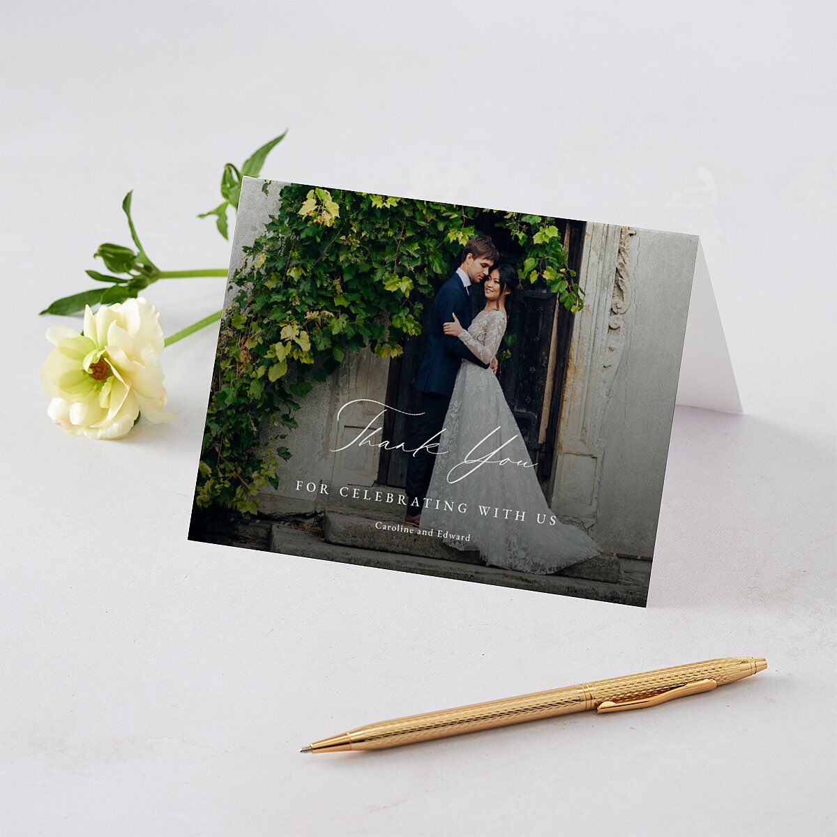 Antique Victorian Thank You Cards — view 1