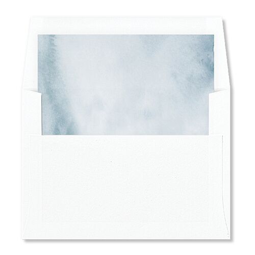 Striking Portrait Envelope Liners Dusty Blue Standard