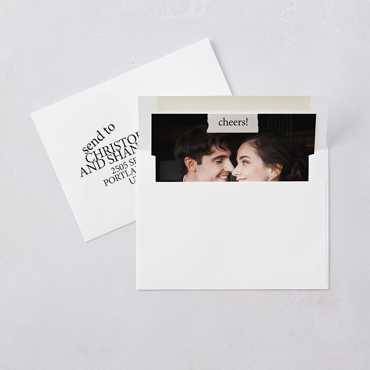 Modern Writing Save the Date Cards — view 7