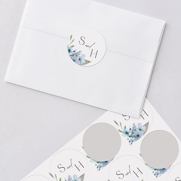 Beloved Union Wedding Stickers Ocean Circle
