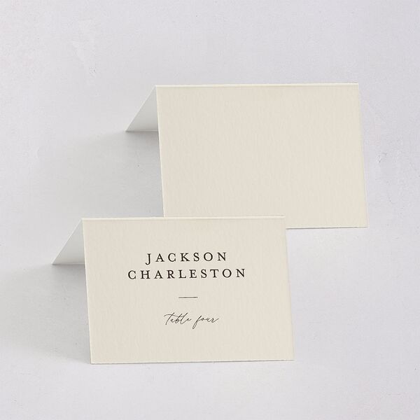 Palm Tree Icon Place Cards Champagne Signature