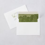 Vintage Toile Foil Wedding Invitations Gold Greenery Signature Blank No Standard