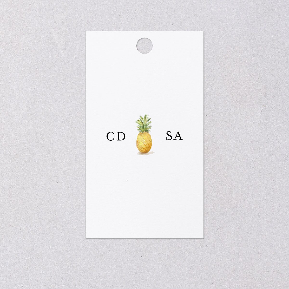 Charming Charleston Favor Gift Tags Pure White Signature