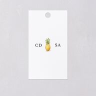 Charming Charleston Favor Gift Tags Pure White Signature