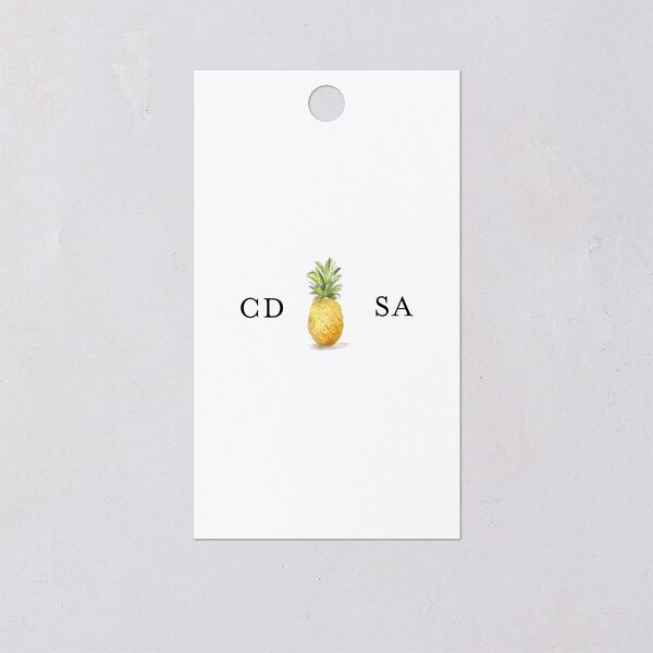 Charming Charleston Favor Gift Tags Pure White Signature