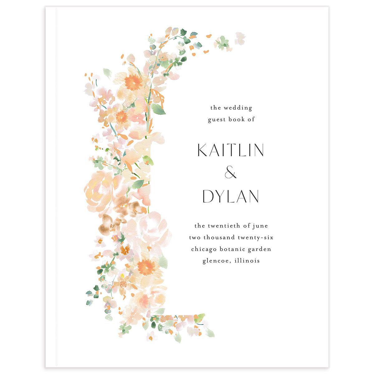 Pastel Arch Guest Books