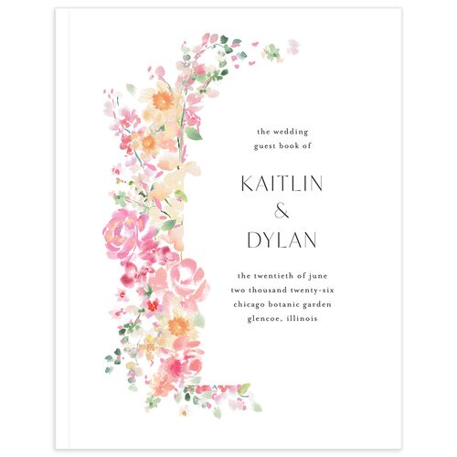 Pastel Arch Guest Books Pink Cotton