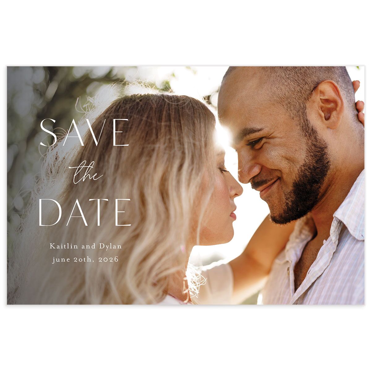Pastel Arch Save the Date Postcards