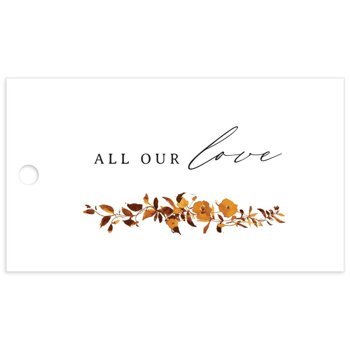 Simple Vine Favor Gift Tags