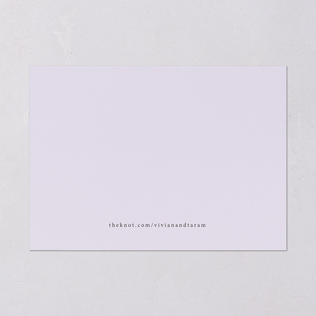 Just Love Save the Date Cards Gold Sheer Lilac Signature smooth Blank No Standard