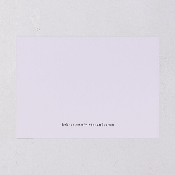 Just Love Save the Date Cards Gold Sheer Lilac Signature smooth Blank No Standard