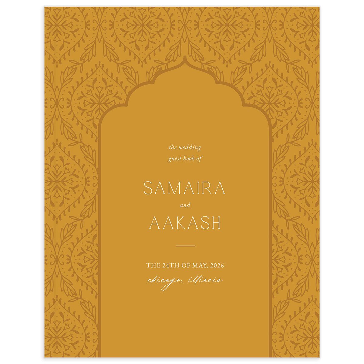 Gilded Lehenga Guest Books