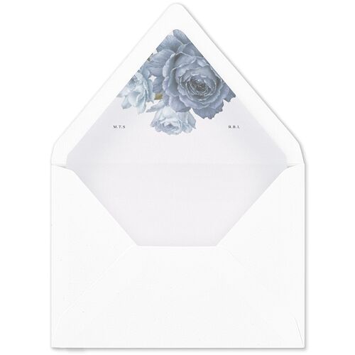 Vintage Awkward Photo Hearts Euro Envelope Liners Ocean Luxe