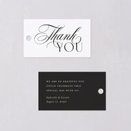 Opposites Attract Favor Gift Tags Licorice Signature