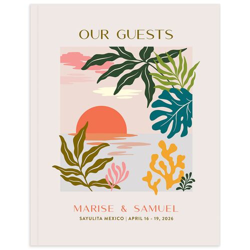 Impressionist Paradise Guest Books Salmon