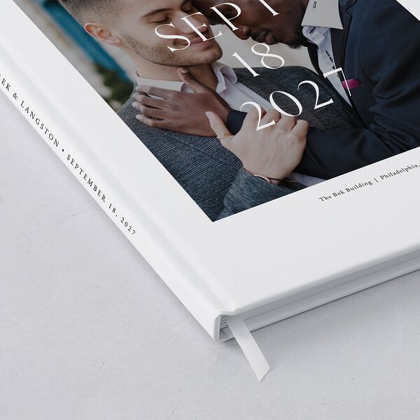 Manhattan Guest Books Pure White