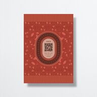 Kaleidoscope Tapestry Save the Date Cards Chocolate Signature smooth No