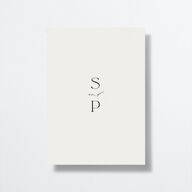 Delicate Boho Save the Date Cards Gold Champagne Signature smooth No