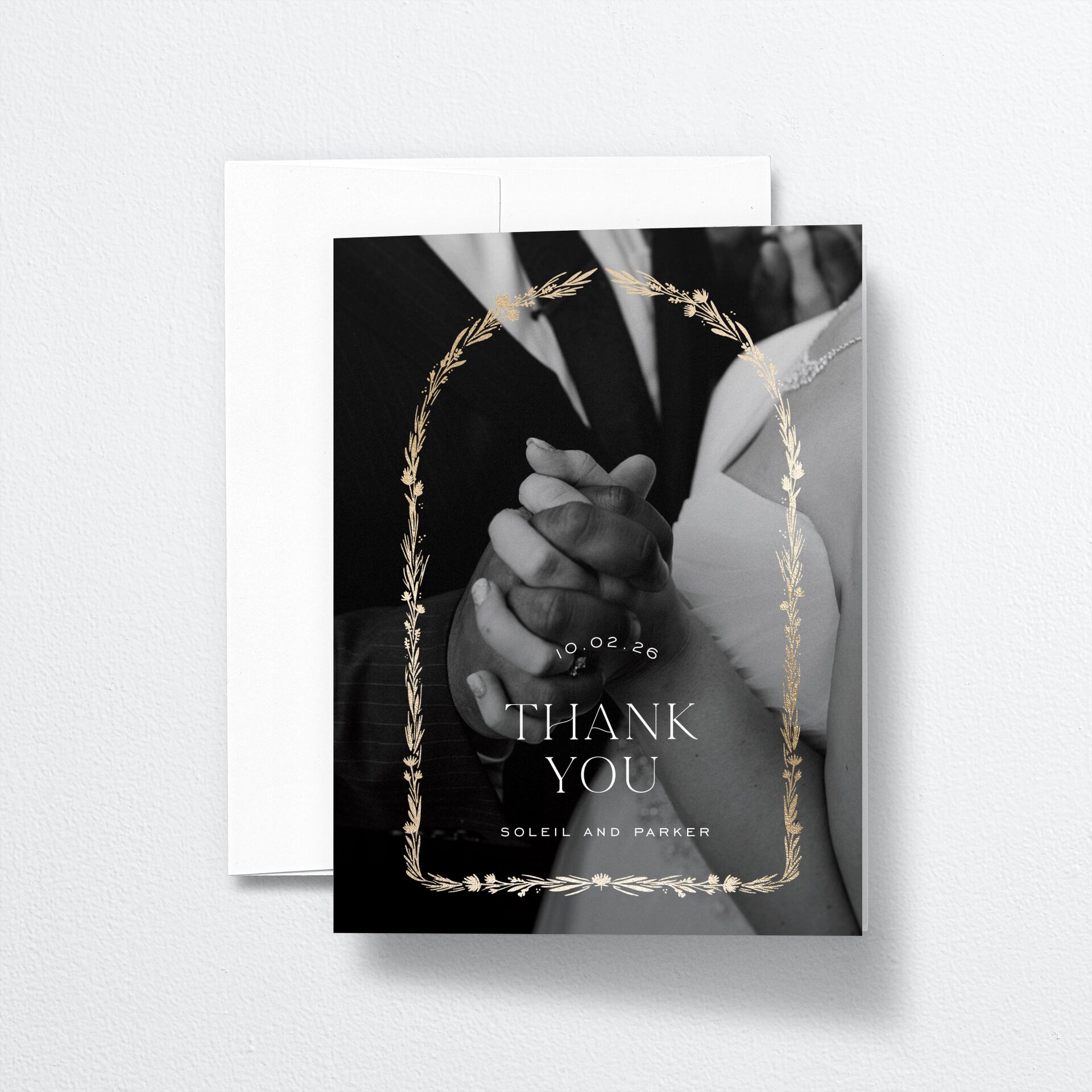 Delicate Boho Thank You Cards — view 1