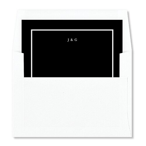 Classic Inset Frame Envelope Liners Midnight Standard