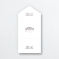 Photo Vow All-in-One Wedding Invitations Burgundy Signature Light Both Recipient and Return Addresses No