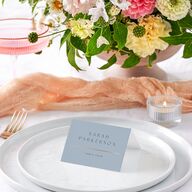 On This Day Place Cards Gold Midnight Navy Signature